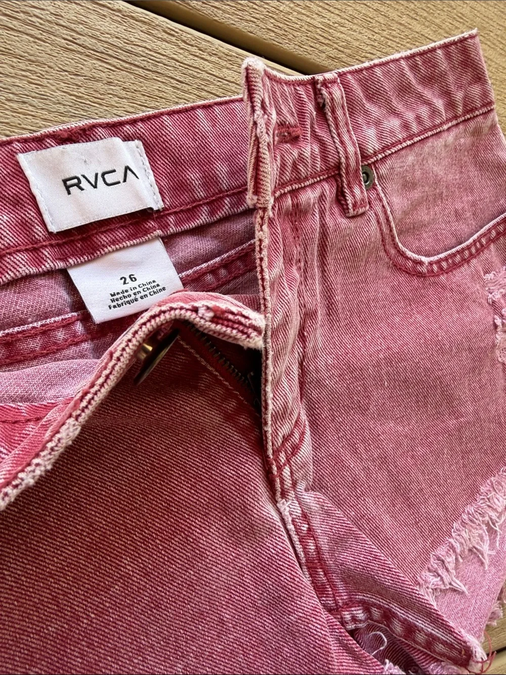 RVCA denim shorts